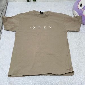 Obey Tan Shirt